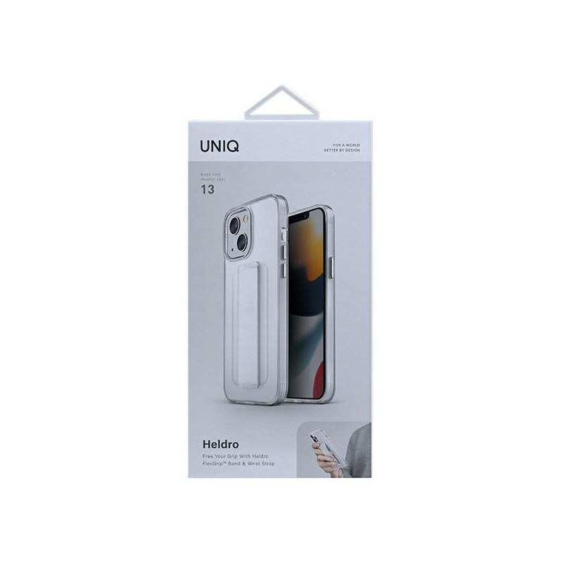 UNIQ Heldro dėklas iPhone 13 - skaidrus