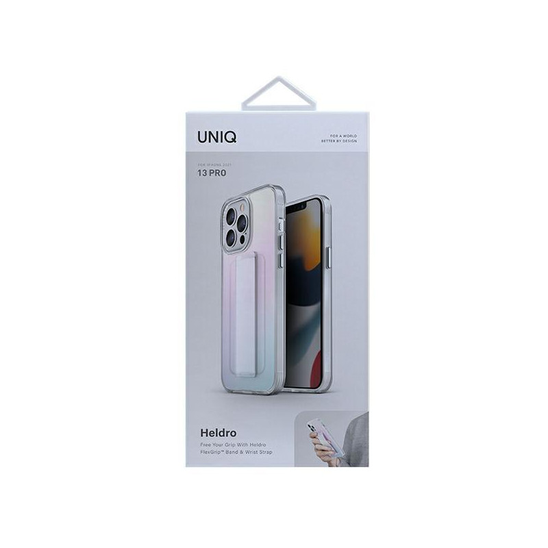 Uniq Heldro dėklas, skirtas iPhone 13 Pro / iPhone 13 - vaivorykštis