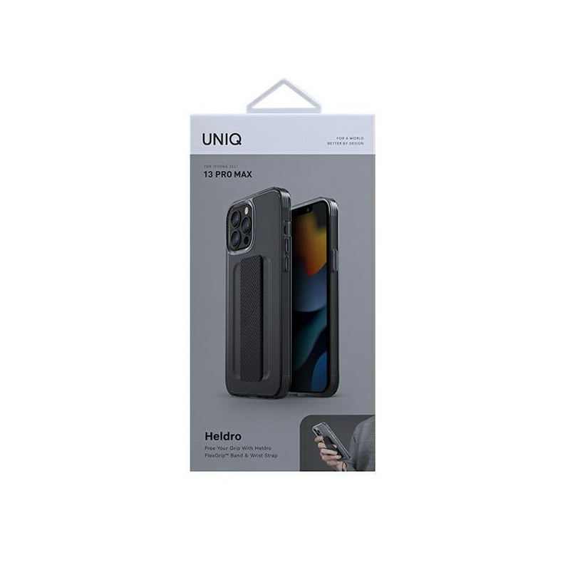 Uniq Heldro dėklas, skirtas iPhone 13 Pro Max - pilkas