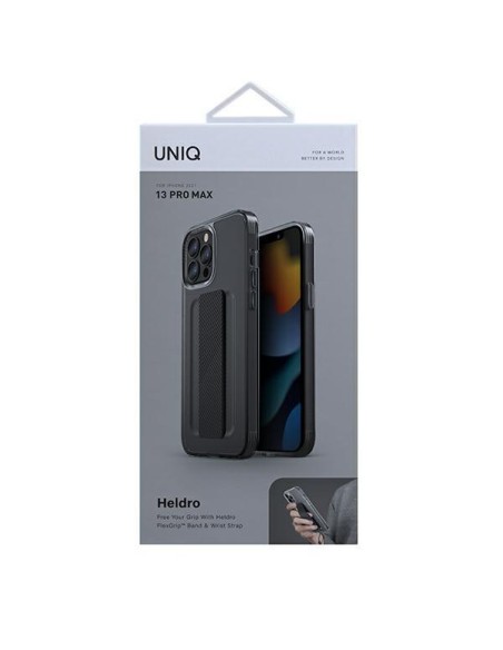 Uniq Heldro dėklas, skirtas iPhone 13 Pro Max - pilkas