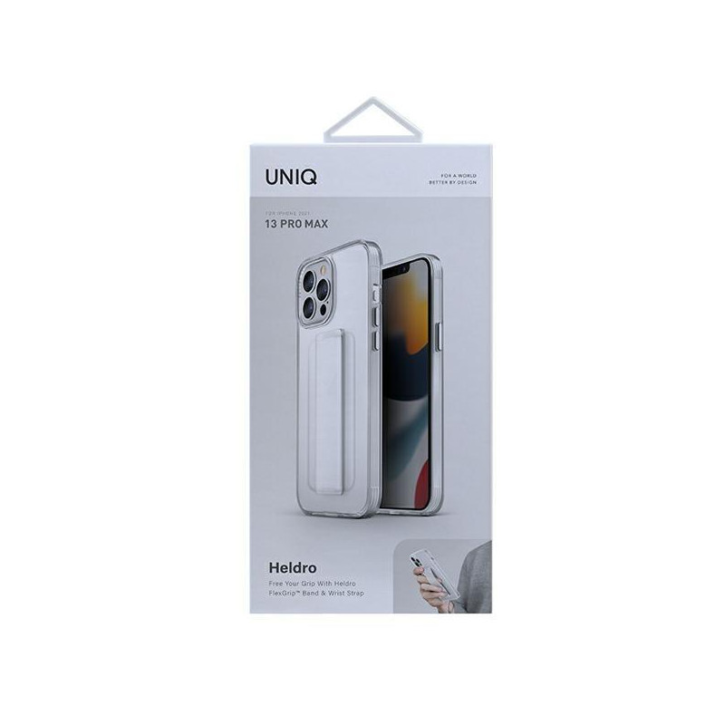 Uniq Heldro dėklas, skirtas iPhone 13 Pro Max - skaidrus