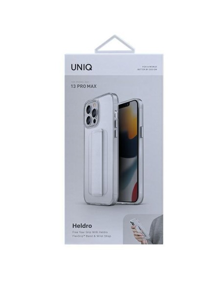 Uniq Heldro dėklas, skirtas iPhone 13 Pro Max - skaidrus Uniq Heldro dėklas, skirtas iPhone 13 Pro Max - skaidrus