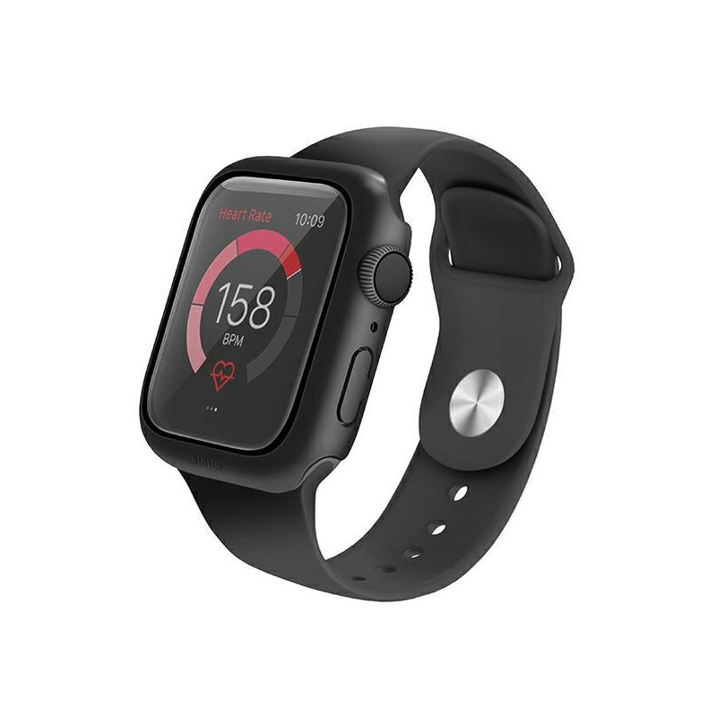 UNIQ Nautic dėklas Apple Watch 4/ 5/ 6/ SE 40mm - juodas