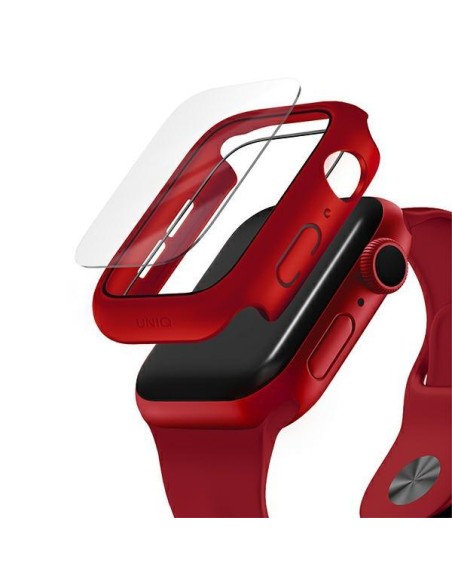 UNIQ Nautic dėklas Apple Watch 4/ 5/ 6/ SE 40mm - raudonas UNIQ Nautic dėklas Apple Watch 4/ 5/ 6/ SE 40mm - raudonas