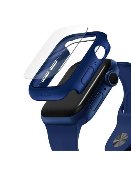 UNIQ Nautic dėklas Apple Watch 4/ 5/ 6/ SE 40mm - mėlynas UNIQ Nautic dėklas Apple Watch 4/ 5/ 6/ SE 40mm - mėlynas