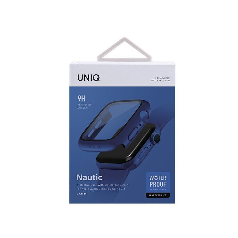 UNIQ Nautic dėklas Apple Watch 4/ 5/ 6/ SE 40mm - mėlynas