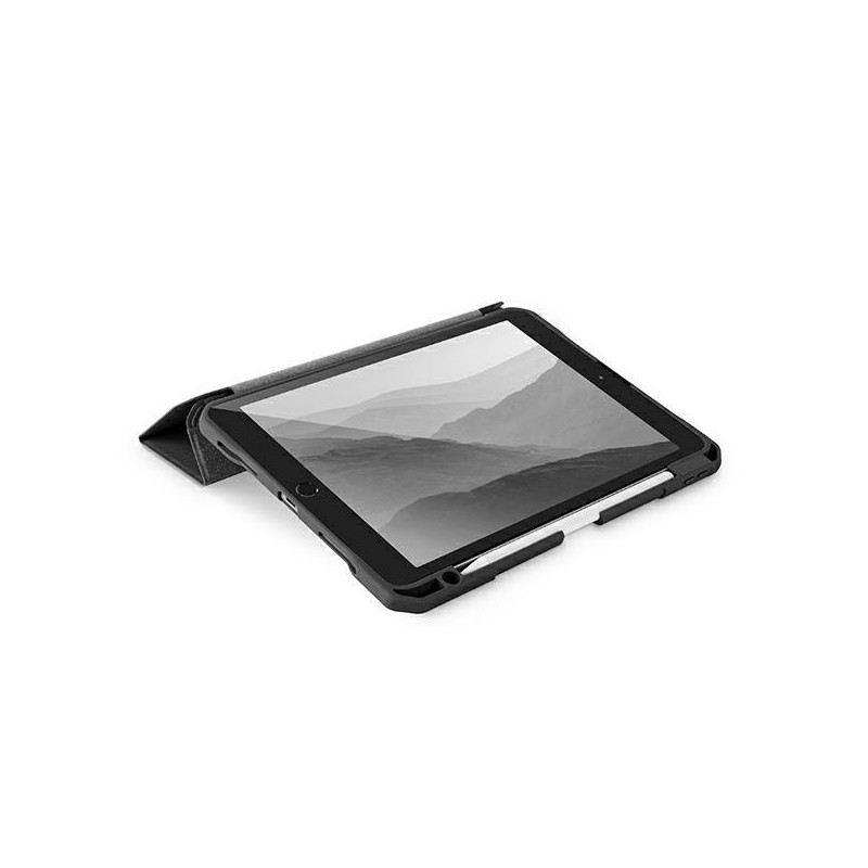 UNIQ Trexa dėklas, skirtas iPad 10.2& 39 & 39 2021/ 2020/ 2019 – juodas