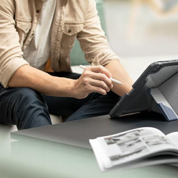 UNIQ Trexa dėklas, skirtas iPad 10.2& 39 & 39 2021/ 2020/ 2019 – juodas