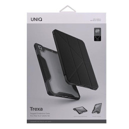UNIQ Trexa dėklas, skirtas iPad 10.2& 39 & 39 2021/ 2020/ 2019 – juodas