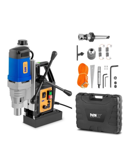 Magnetinis grąžtas su magnetine pėdele + lagaminas 1680W MSW-MD60-PRO Magnetinis grąžtas su magnetine pėdele + lagaminas 1680W MSW-MD60-PRO