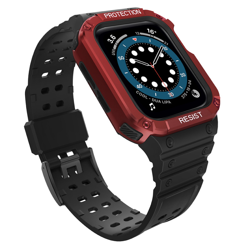 Apsaugokite dirželio juostą su dėklu, skirtu Apple Watch 7 / 6 / 5 / 4 / 3 / 2 / SE (41 / 40 / 38 mm) dėklas, šarvuotas ... Apsaugokite dirželio juostą su dėklu, skirtu Apple Watch 7 / 6 / 5 / 4 / 3 / 2 / SE (41 / 40 / 38 mm) dėklas, šarvuotas ...