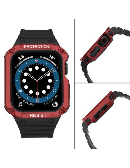 Apsaugokite dirželio juostą su dėklu, skirtu Apple Watch 7 / 6 / 5 / 4 / 3 / 2 / SE (41 / 40 / 38 mm) dėklas, šarvuotas ... Apsaugokite dirželio juostą su dėklu, skirtu Apple Watch 7 / 6 / 5 / 4 / 3 / 2 / SE (41 / 40 / 38 mm) dėklas, šarvuotas ...