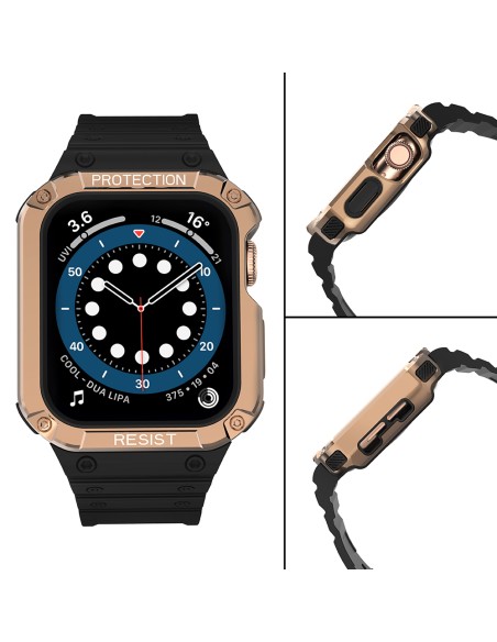 Apsauginė dirželio juosta su dėklu Apple Watch 7/ 6/ 5/ 4/ 3/ 2/ SE (41/ 40/ 38mm) Šarvuotos laikrodžio dangtelis juodas... Apsauginė dirželio juosta su dėklu Apple Watch 7/ 6/ 5/ 4/ 3/ 2/ SE (41/ 40/ 38mm) Šarvuotos laikrodžio dangtelis juodas...
