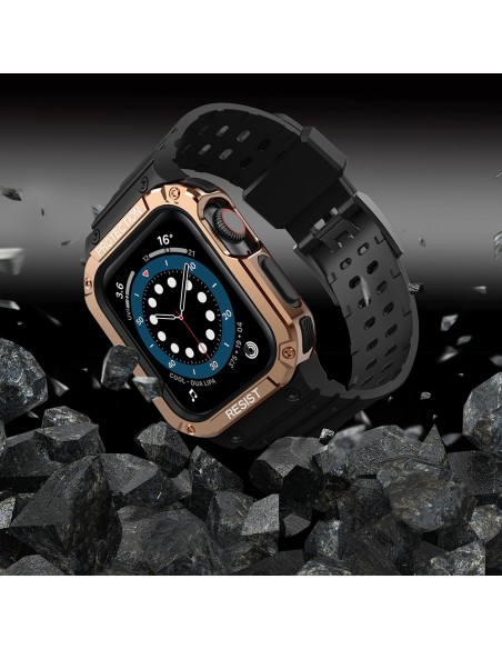 Apsauginė dirželio juosta su dėklu Apple Watch 7/ 6/ 5/ 4/ 3/ 2/ SE (41/ 40/ 38mm) Šarvuotos laikrodžio dangtelis juodas... Apsauginė dirželio juosta su dėklu Apple Watch 7/ 6/ 5/ 4/ 3/ 2/ SE (41/ 40/ 38mm) Šarvuotos laikrodžio dangtelis juodas...