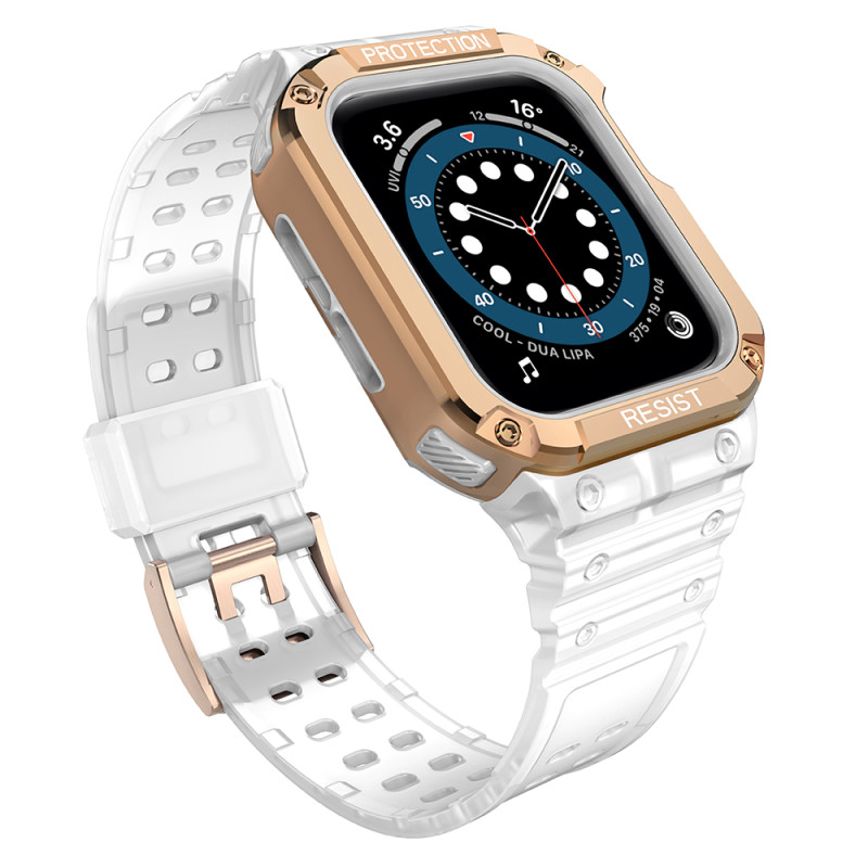 Apsaugokite dirželio juostą su dėklu, skirtu Apple Watch 7 / 6 / 5 / 4 / 3 / 2 / SE (41 / 40 / 38 mm) dėklas, šarvuotas ... Apsaugokite dirželio juostą su dėklu, skirtu Apple Watch 7 / 6 / 5 / 4 / 3 / 2 / SE (41 / 40 / 38 mm) dėklas, šarvuotas ...