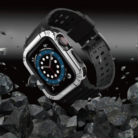 Apsaugokite dirželio juostą su dėklu, skirtu Apple Watch 7 / 6 / 5 / 4 / 3 / 2 / SE (41 / 40 / 38 mm) dėklas, šarvuotas ... Apsaugokite dirželio juostą su dėklu, skirtu Apple Watch 7 / 6 / 5 / 4 / 3 / 2 / SE (41 / 40 / 38 mm) dėklas, šarvuotas ...