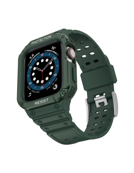 Apsaugokite dirželio apyrankę su dėklu, skirtu Apple Watch 7/ 6/ 5/ 4/ 3/ 2/ SE (41/ 40/ 38 mm) dėklas, šarvuotas laikro... Apsaugokite dirželio apyrankę su dėklu, skirtu Apple Watch 7/ 6/ 5/ 4/ 3/ 2/ SE (41/ 40/ 38 mm) dėklas, šarvuotas laikro...