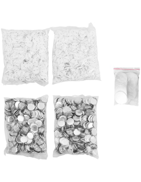 Mygtukų smeigtukų komplektas 1000 vnt. 37 mm raudonos spalvos Mygtukų smeigtukų komplektas 1000 vnt. 37 mm raudonos spalvos