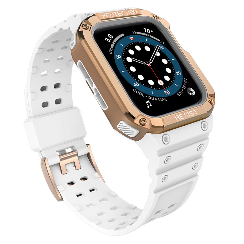 Apsaugokite dirželį su dėklu Apple Watch 7/ 6/ 5/ 4/ 3/ 2/ SE (41/ 40/ 38mm) dėklas Šarvuotas laikrodžio dangtelis balta... Apsaugokite dirželį su dėklu Apple Watch 7/ 6/ 5/ 4/ 3/ 2/ SE (41/ 40/ 38mm) dėklas Šarvuotas laikrodžio dangtelis balta...