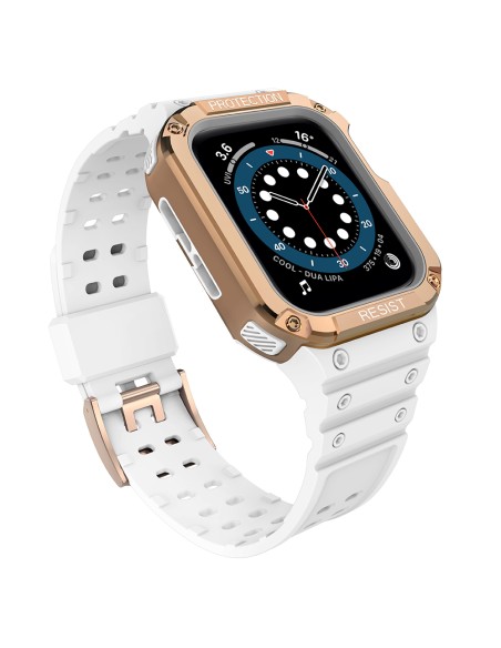 Apsaugokite dirželį su dėklu Apple Watch 7/ 6/ 5/ 4/ 3/ 2/ SE (41/ 40/ 38mm) dėklas Šarvuotas laikrodžio dangtelis balta... Apsaugokite dirželį su dėklu Apple Watch 7/ 6/ 5/ 4/ 3/ 2/ SE (41/ 40/ 38mm) dėklas Šarvuotas laikrodžio dangtelis balta...