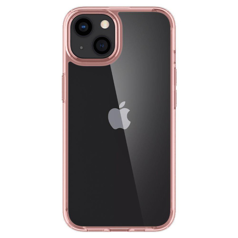 Spigen Ultra Hybrid dėklas iPhone 13 - rožinis ir skaidrus