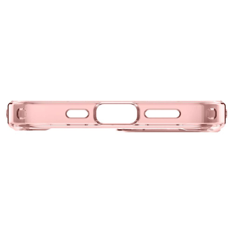 Spigen Ultra Hybrid dėklas iPhone 13 - rožinis ir skaidrus