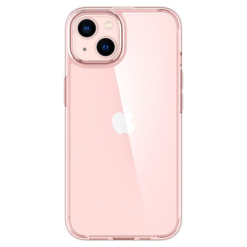 Spigen Ultra Hybrid dėklas iPhone 13 - rožinis ir skaidrus