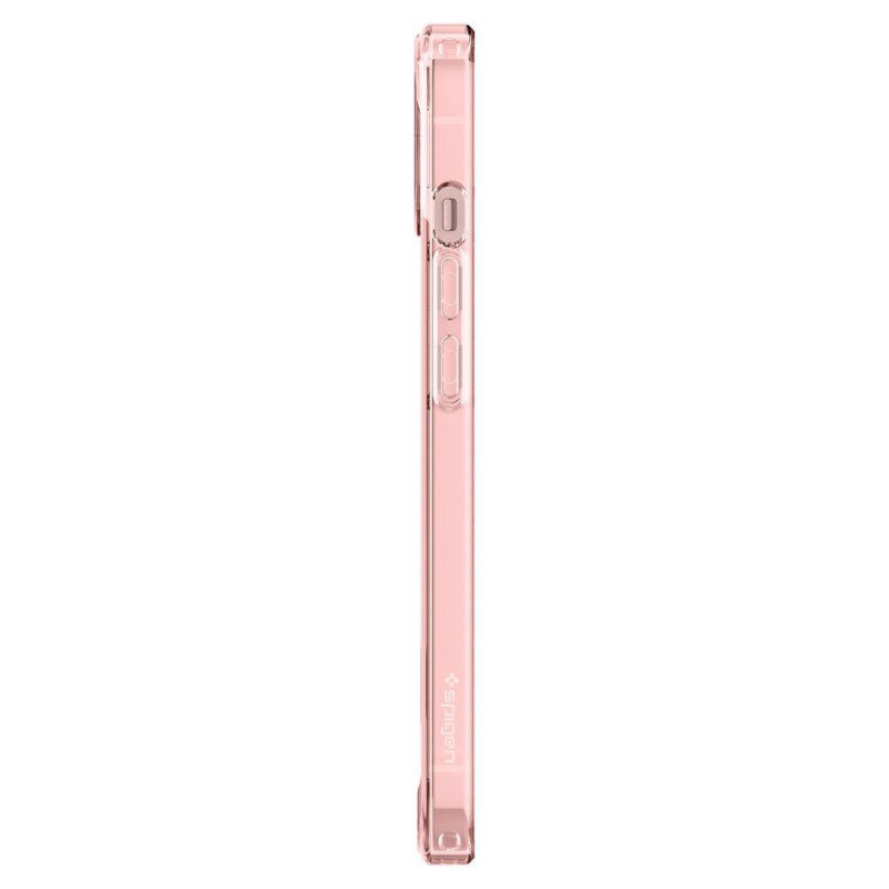 Spigen Ultra Hybrid dėklas iPhone 13 - rožinis ir skaidrus