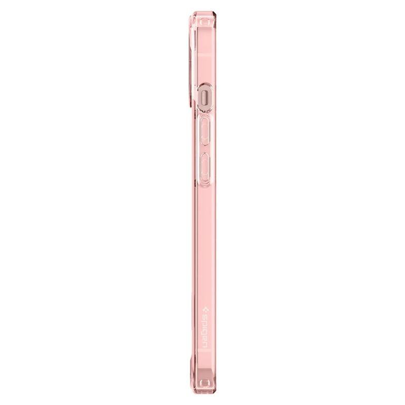 Spigen Ultra Hybrid dėklas iPhone 13 - rožinis ir skaidrus