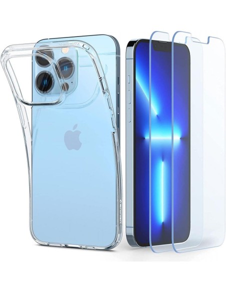 SPIGEN CRYSTAL PACK IPHONE 13 PRO MAX CRYSTAL CLEAR SPIGEN CRYSTAL PACK IPHONE 13 PRO MAX CRYSTAL CLEAR