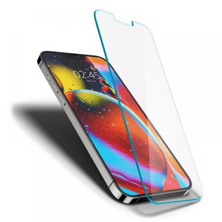 Spigen Glas.tR plonas grūdintas stiklas, skirtas iPhone 13/ 13 Pro/ 14 Spigen Glas.tR plonas grūdintas stiklas, skirtas iPhone 13/ 13 Pro/ 14