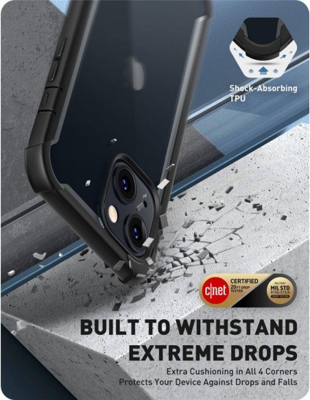 IBLSN Ares Supcase dėklas iPhone 13 / 14 - juodas IBLSN Ares Supcase dėklas iPhone 13 / 14 - juodas