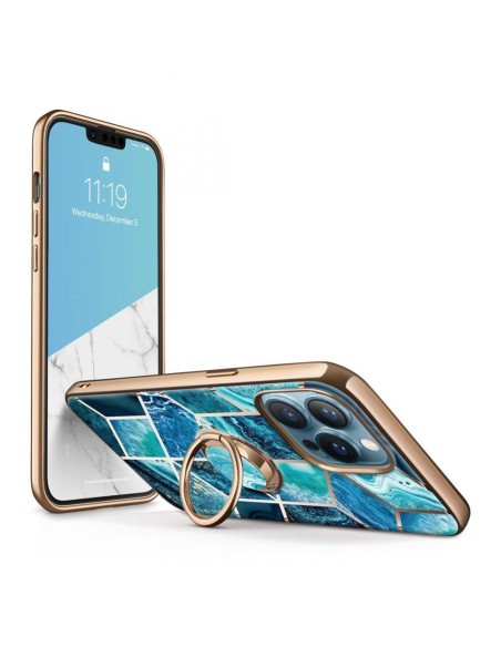 IBLSN Cosmo Snap Supcase dėklas, skirtas iPhone 13 Pro - mėlynas IBLSN Cosmo Snap Supcase dėklas, skirtas iPhone 13 Pro - mėlynas