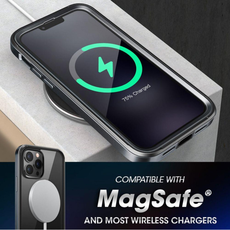 Supcase UB Edge Pro dėklas, skirtas iPhone 13 Pro - juodas