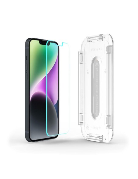 Spigen Glas.tR EZ Fit grūdintas stiklas, skirtas iPhone 13/ 13 Pro/ 14