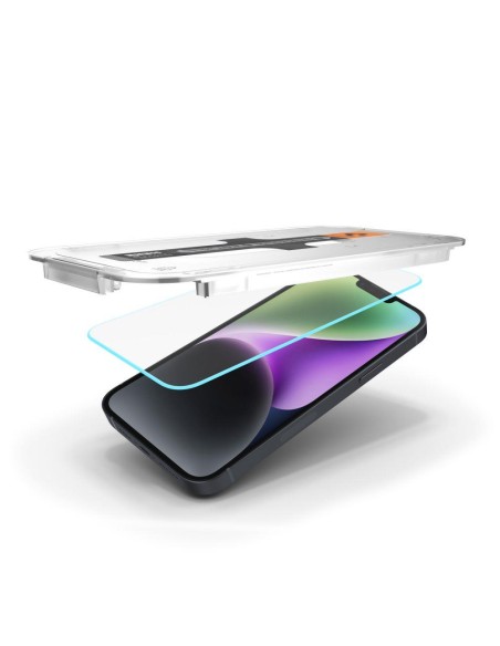 Spigen Glas.tR EZ Fit grūdintas stiklas, skirtas iPhone 13/ 13 Pro/ 14
