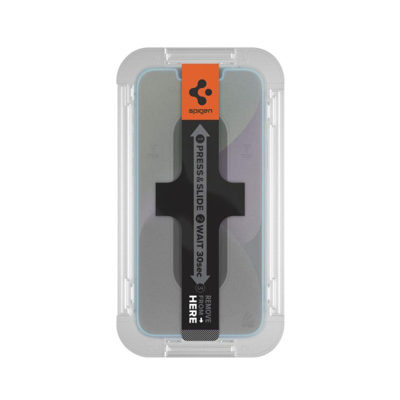 Spigen Glas.tR EZ Fit grūdintas stiklas, skirtas iPhone 13/ 13 Pro/ 14