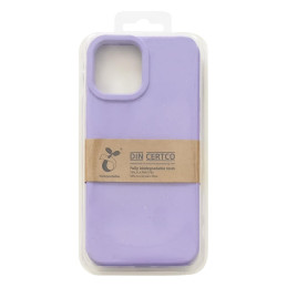 Eco Case dėklas iPhone 11 Pro Max silikoniniu dangteliu telefono dėklu violetinis