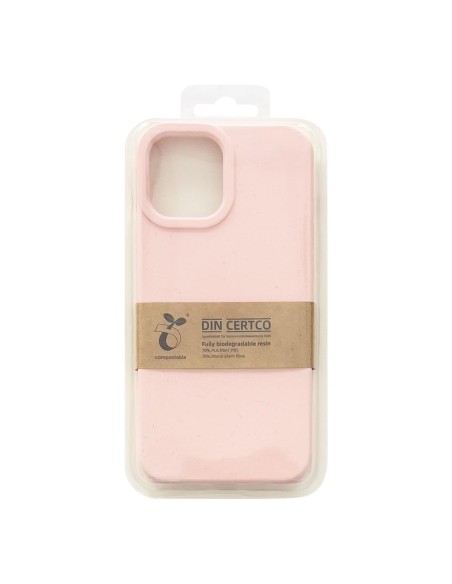 Eco Case dėklas iPhone 11 Pro Max silikoniniu dangteliu telefono dėklui rožinis Eco Case dėklas iPhone 11 Pro Max silikoniniu dangteliu telefono dėklui rožinis