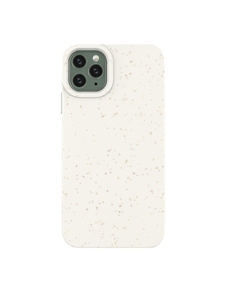 Eco Case dėklas iPhone 11 Pro Max silikoniniu dangteliu telefono dėklas baltas Eco Case dėklas iPhone 11 Pro Max silikoniniu dangteliu telefono dėklas baltas