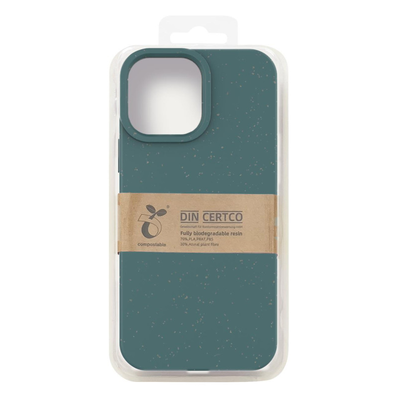 Eco Case dėklas iPhone 12 Pro Max silikoniniu dangteliu telefono dėklas žalias