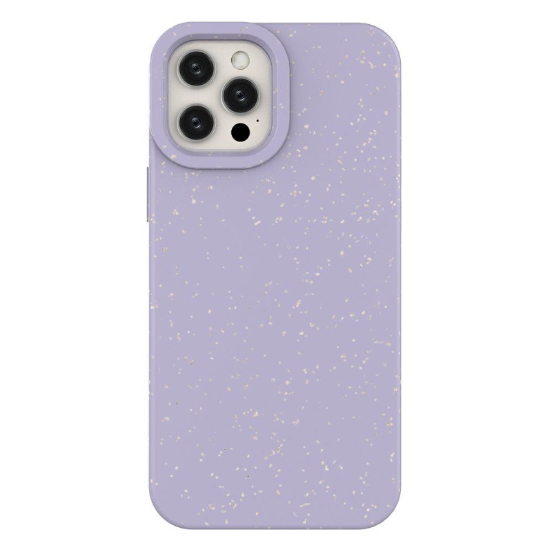 Eco Case dėklas iPhone 12 Pro Max silikoniniu dangteliu telefono dėklu violetinis