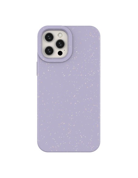 Eco Case dėklas iPhone 12 Pro Max silikoniniu dangteliu telefono dėklu violetinis Eco Case dėklas iPhone 12 Pro Max silikoniniu dangteliu telefono dėklu violetinis
