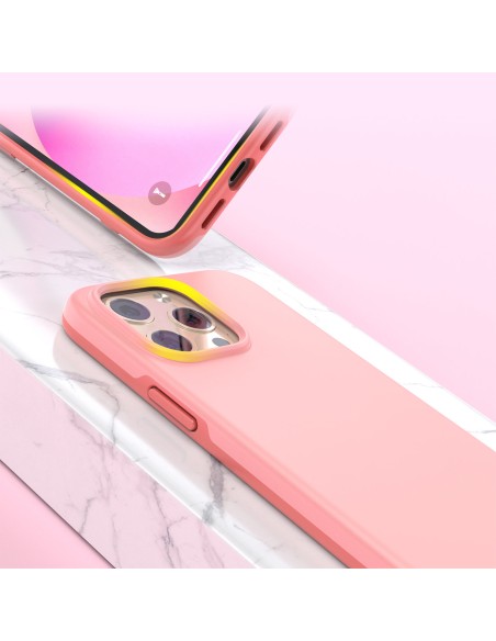 Dėklas iPhone 13 Pro MFM Anti-drop dėklas, rožinis