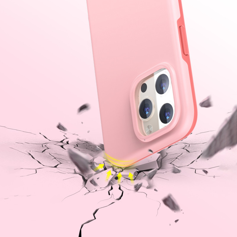 Dėklas iPhone 13 Pro MFM Anti-drop dėklas, rožinis