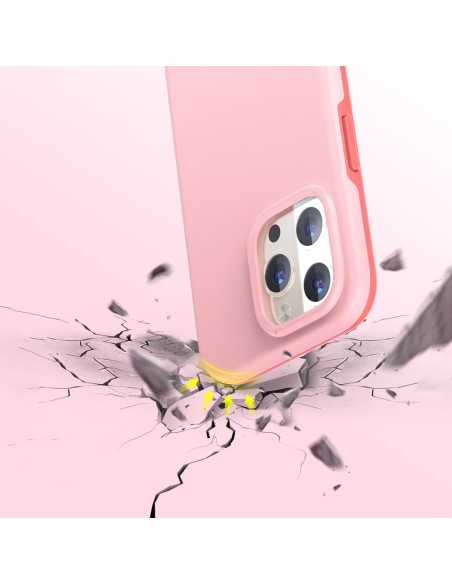 Dėklas iPhone 13 Pro MFM Anti-drop dėklas, rožinis