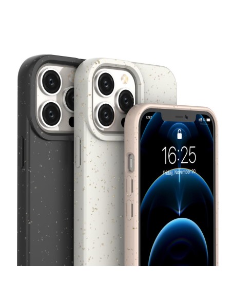 Eco Case dėklas iPhone 13 Pro Max, silikoninis dangtelis, geltonas telefono dėklas Eco Case dėklas iPhone 13 Pro Max, silikoninis dangtelis, geltonas telefono dėklas