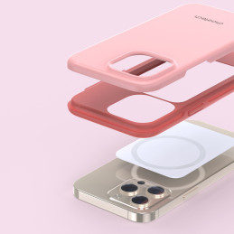 Dėklas iPhone 13 Pro MFM Anti-drop dėklas, rožinis