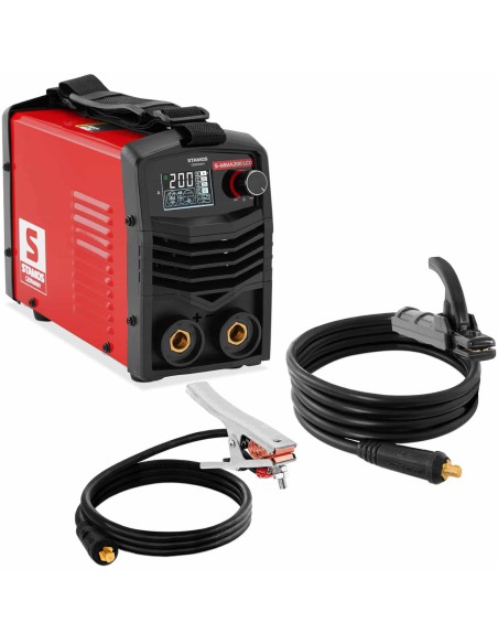 MMA IGBT inverterinis suvirinimo aparatas su Hot Start Anti-Stick LCD 200A MMA IGBT inverterinis suvirinimo aparatas su Hot Start Anti-Stick LCD 200A