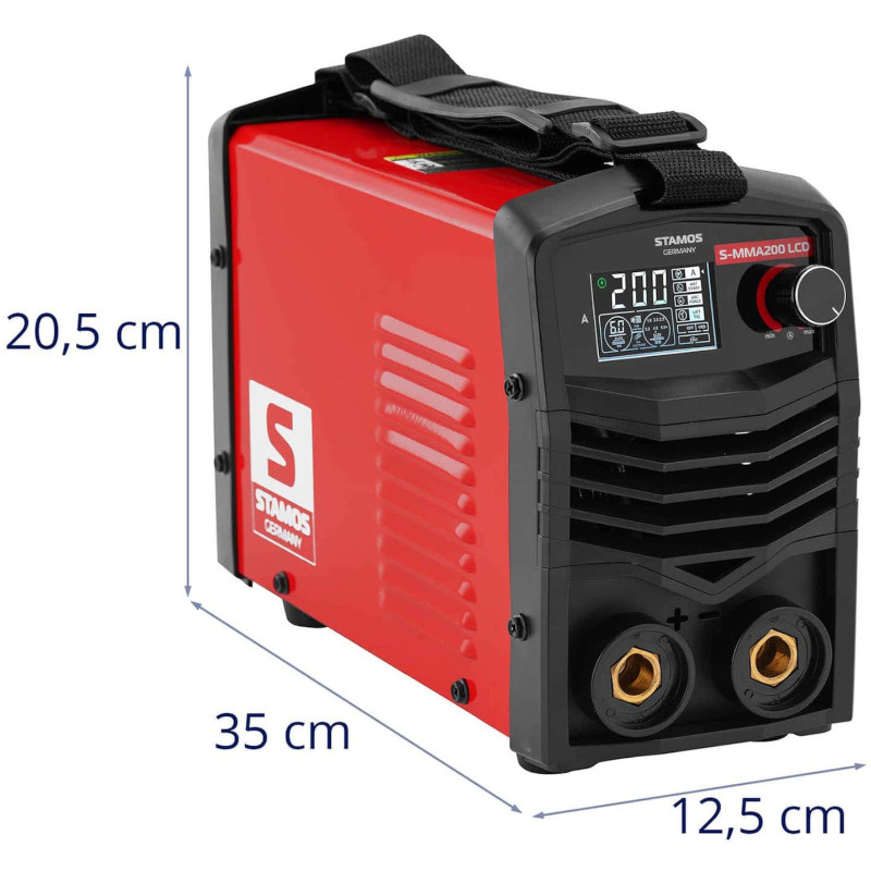 MMA IGBT inverterinis suvirinimo aparatas su Hot Start Anti-Stick LCD 200A